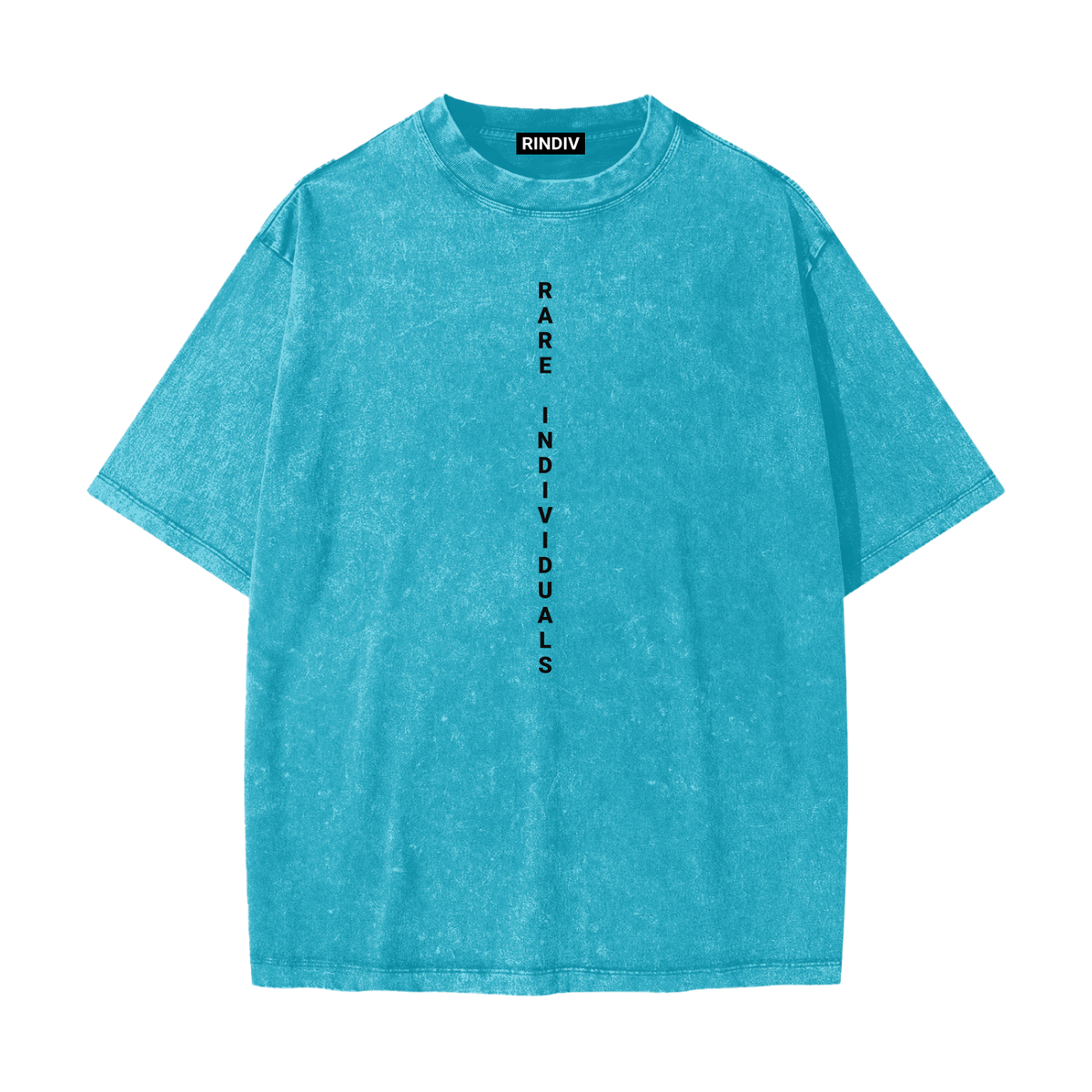 SIN - Streetwear American Vintage Waxed Dyed Washed  Heavyweight 100% Cotton T-Shirt